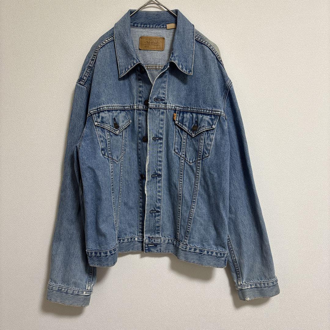 リーバイス デニムジャケット　色落ち　70606　XLサイズ Levis 3rd