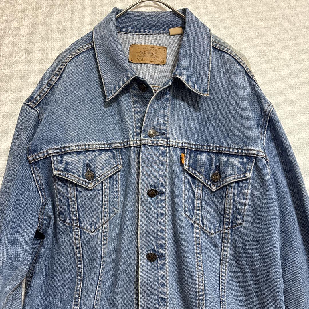 リーバイス デニムジャケット　色落ち　70606　XLサイズ Levis 3rd