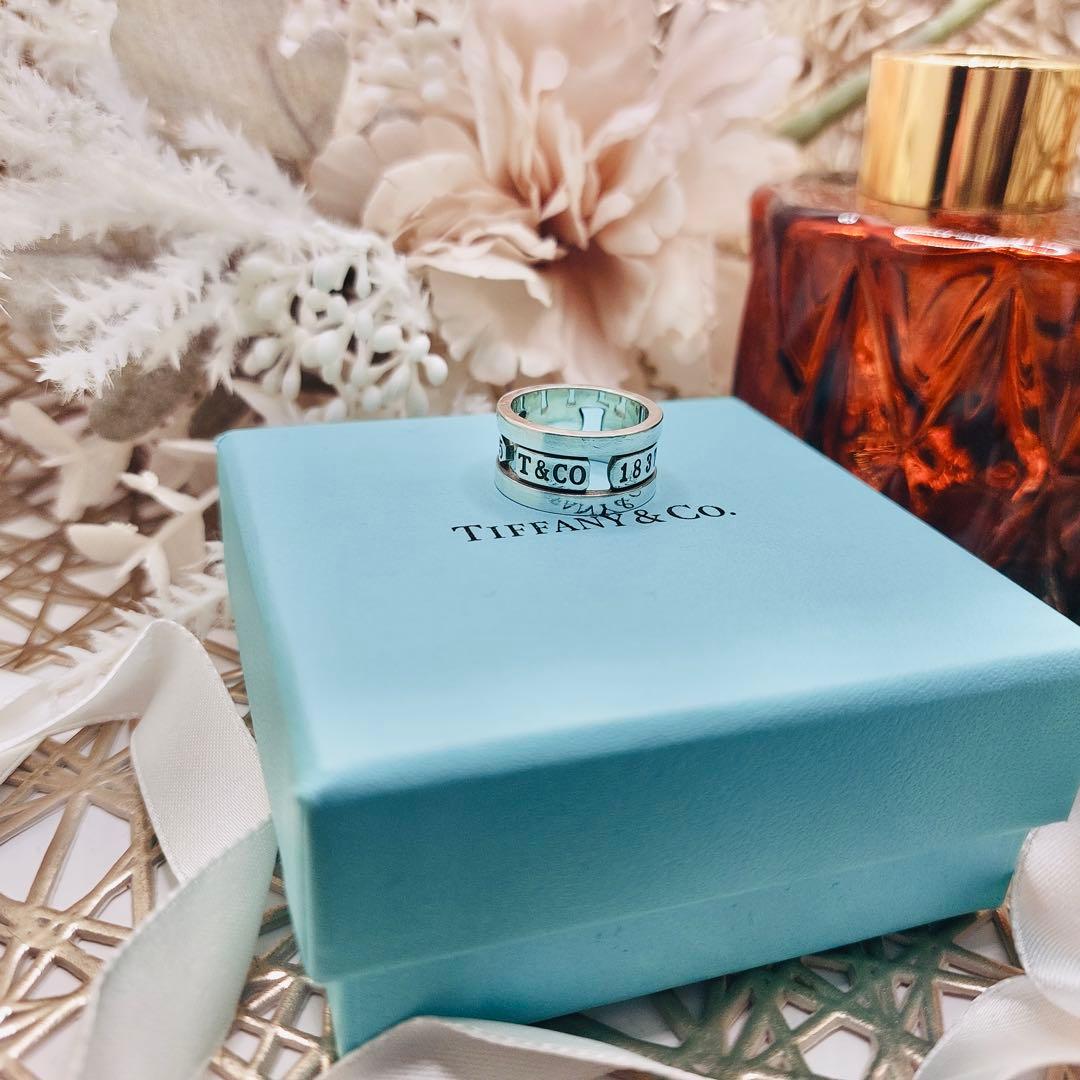 【美品】Tiffanyティファニー1837エレメント リング 10号