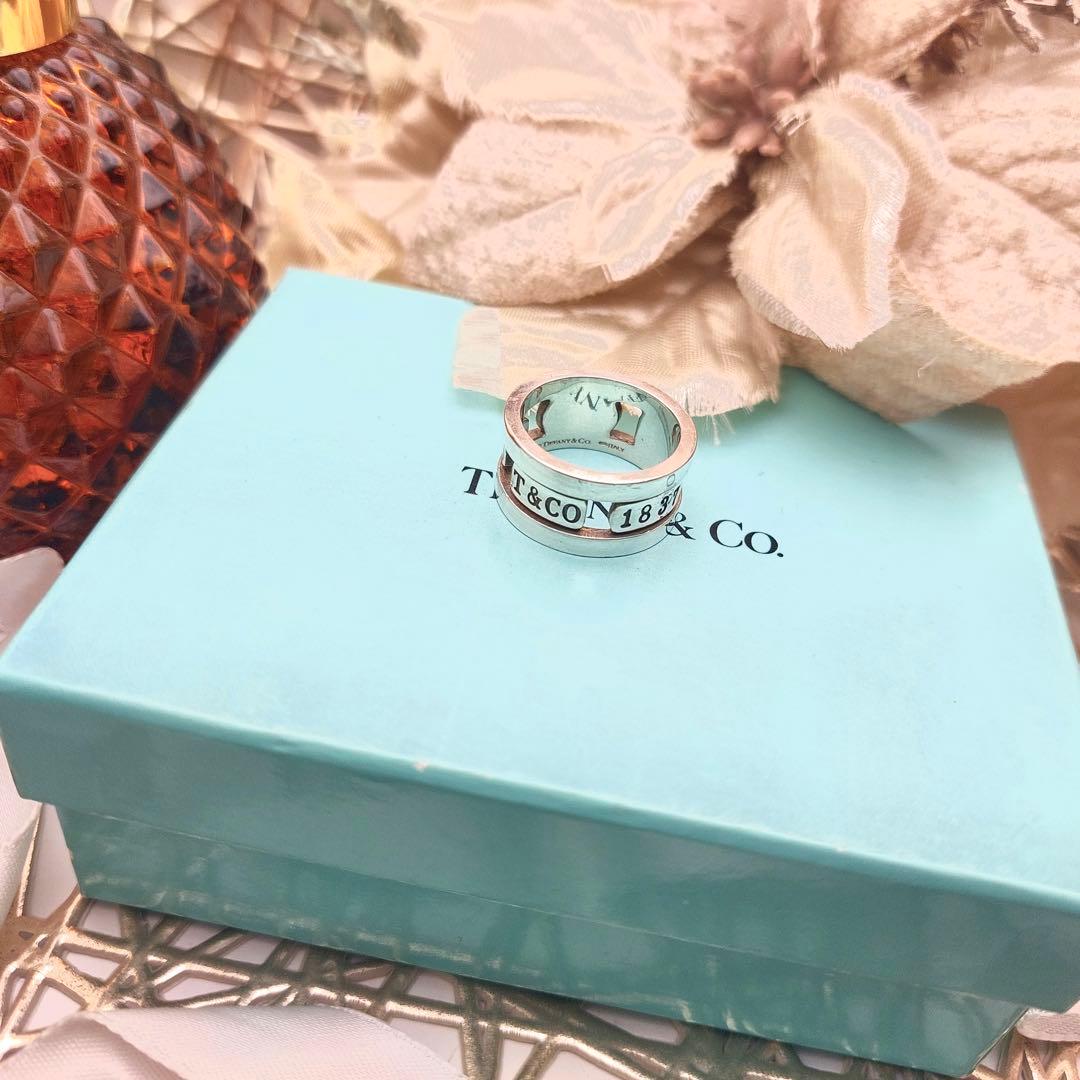 【美品】Tiffanyティファニー1837エレメント リング 10号