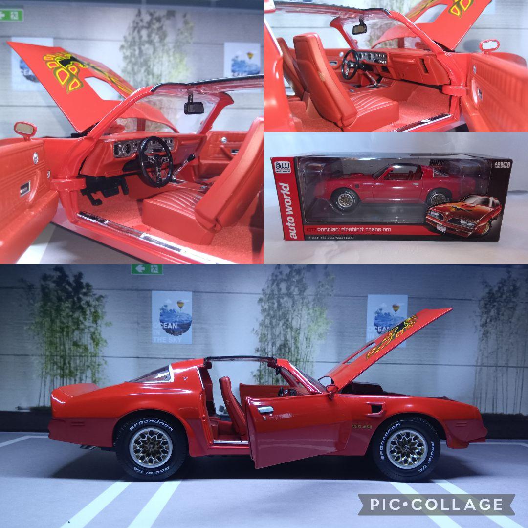 ミニカー Ertl 1/18 77 Pontiac Fire Bird TransAm