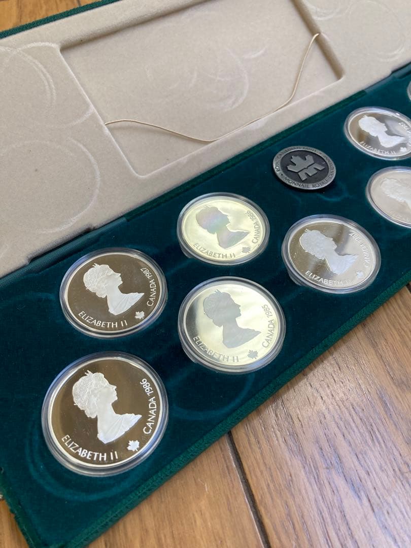 カナダカルガリー冬季オリンピック記念銀貨10種類セットエリザベス2世