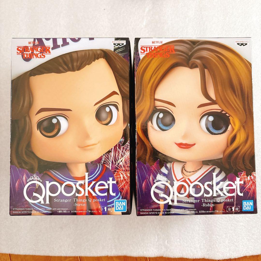 Q posket ストレンジャーシングス スティーブ ロビン フィギュア セット