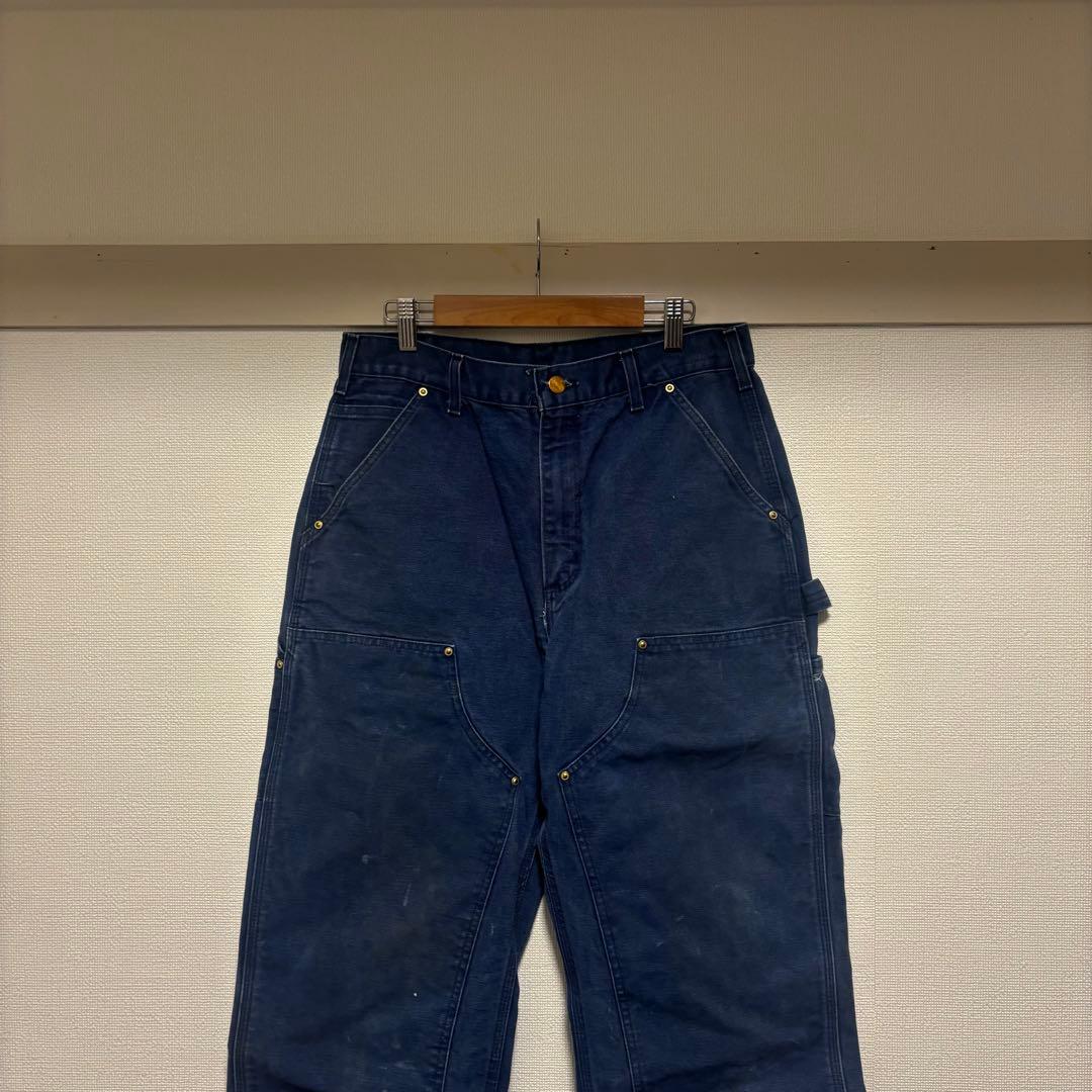 90s carhartt ダブルニーペインターパンツ ネイビー usa製