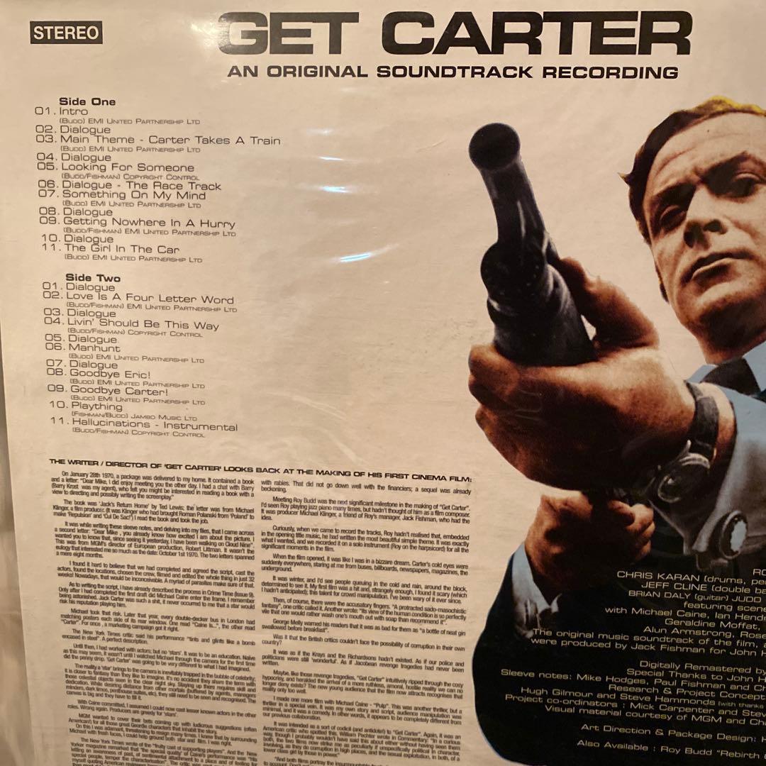 GET CARTER オリジナルサウンドトラック レコード