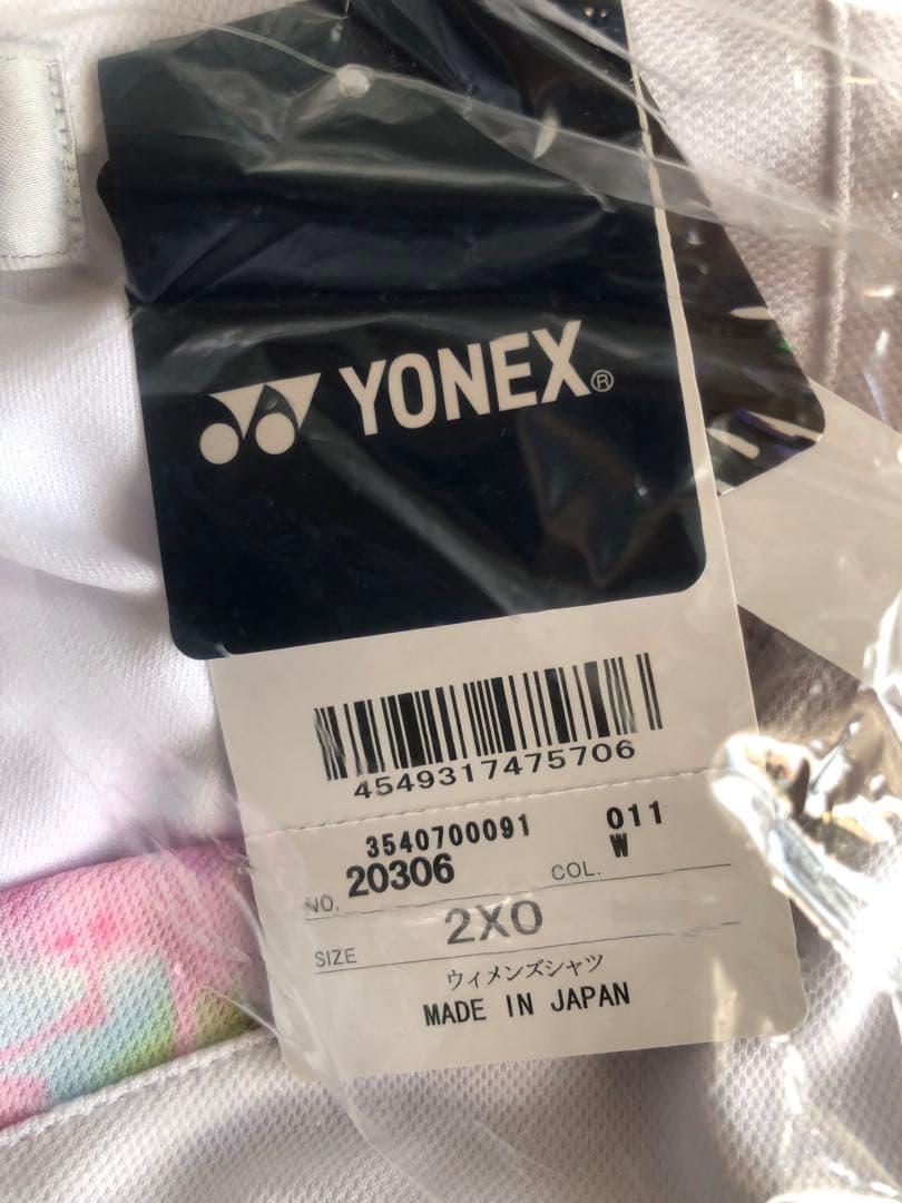 新品　ヨネックス　テニス　バドミントン　シャツ　2XO ゆったり