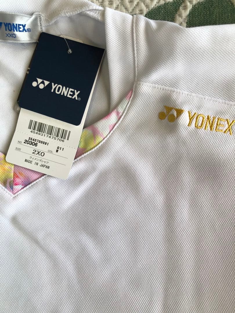 新品　ヨネックス　テニス　バドミントン　シャツ　2XO ゆったり