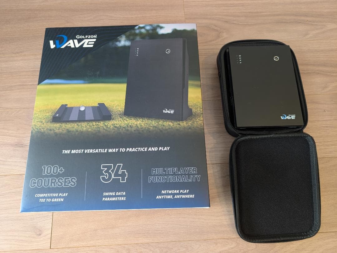 【ほぼ新品】GOLFZON WAVE 弾道測定器｜プロ級データ解析 パター計測も