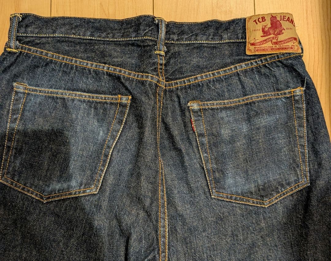 濃紺　TCB jeans 50’s w36　赤タブ