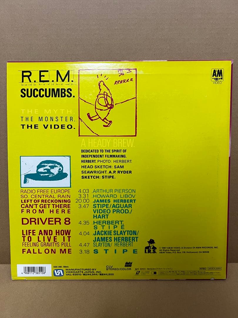 R.E.M. レア！廃盤レーザーディスク4枚SET