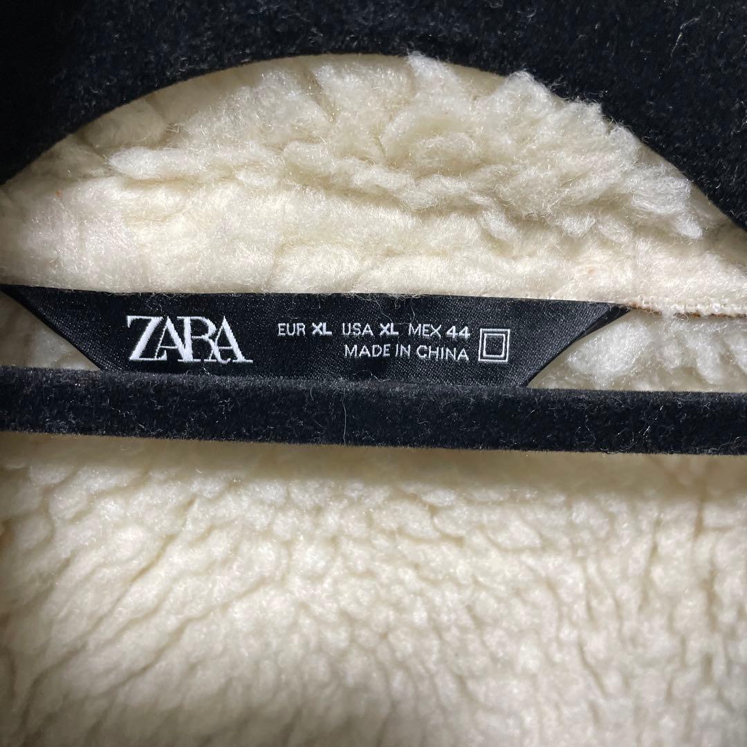 ZARA ダブルフェイスジャケット　XL ブラウン　新品未使用品
