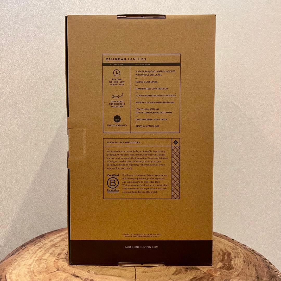 ★新品未使用 (箱あり)★BAREBONES ベアボーンズ レイルロードランタン