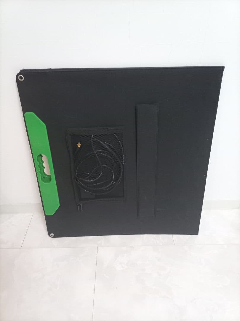 SEMCOKII 100W ポータブルソーラー グリーン・軽量・キャンプ向け”