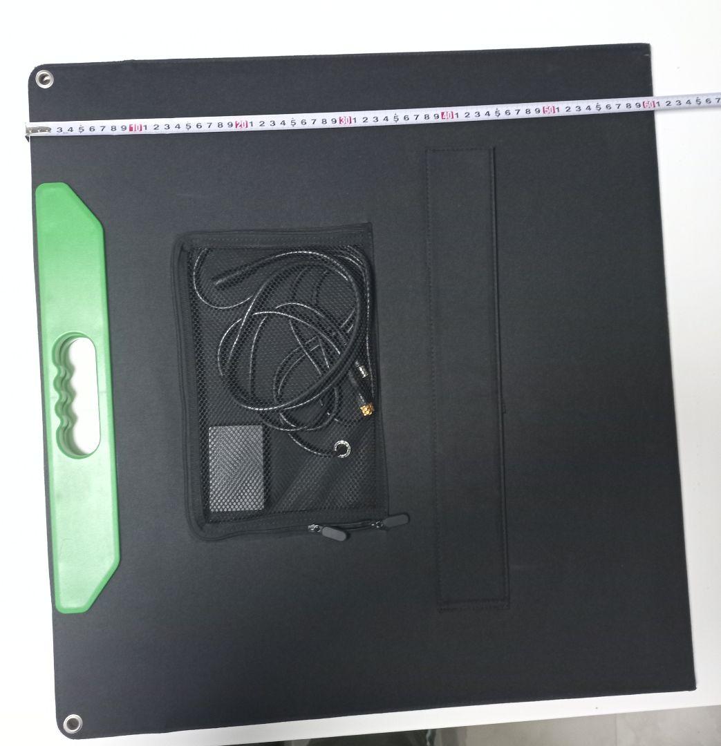 SEMCOKII 100W ポータブルソーラー グリーン・軽量・キャンプ向け”