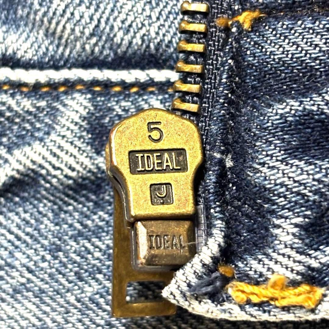 希少 GAP 2nd タイプ 短丈 デニム ジャケット IDEAL zip S