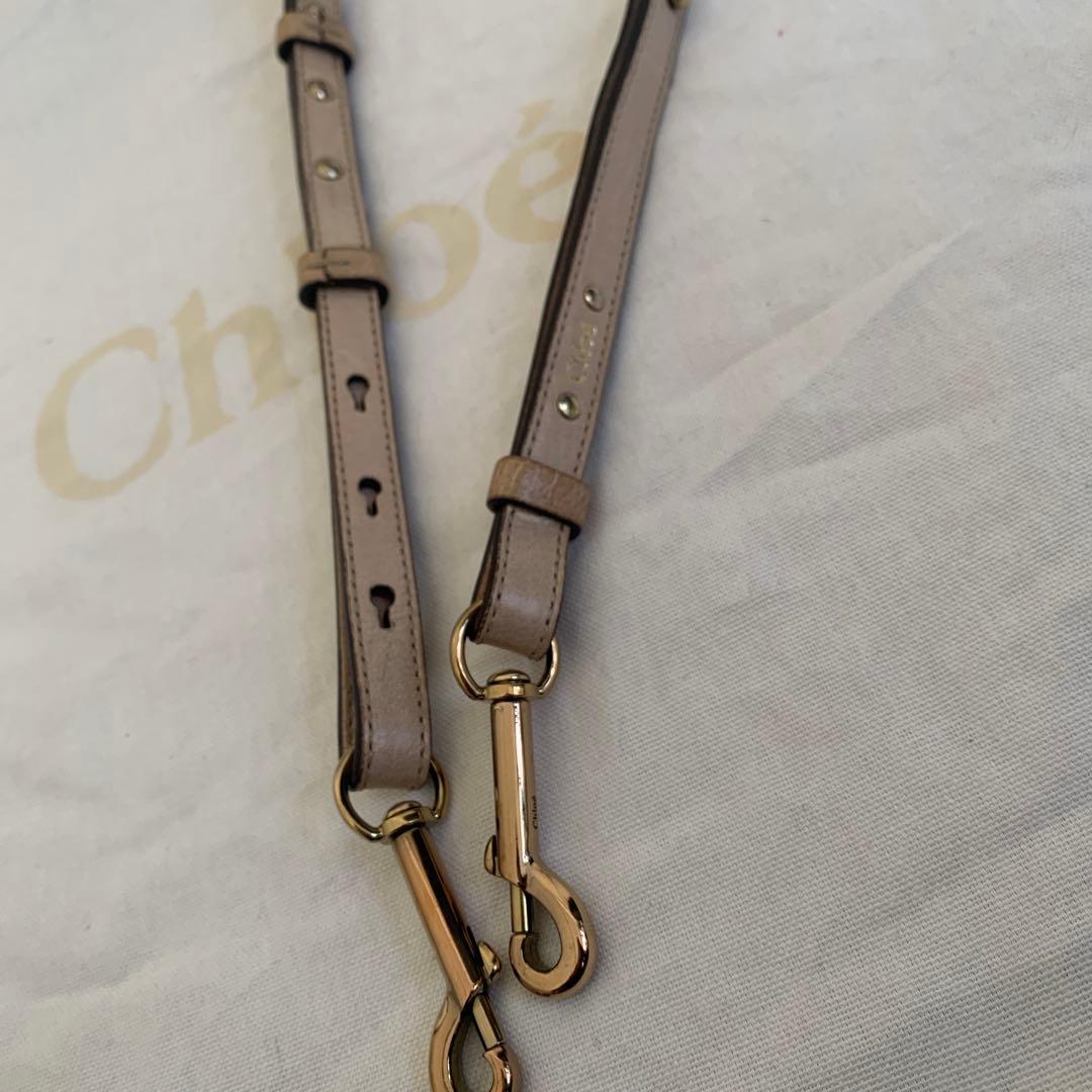 Chloé ベージュ レザー バッグ