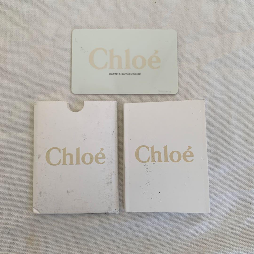 Chloé ベージュ レザー バッグ