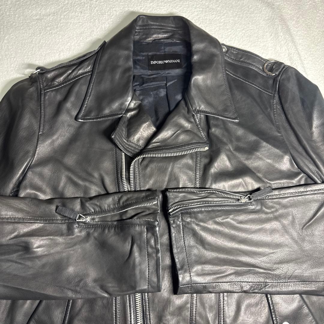 EMPORIO ARMANIアルマーニライダースジャケット サイズ56(n-1)