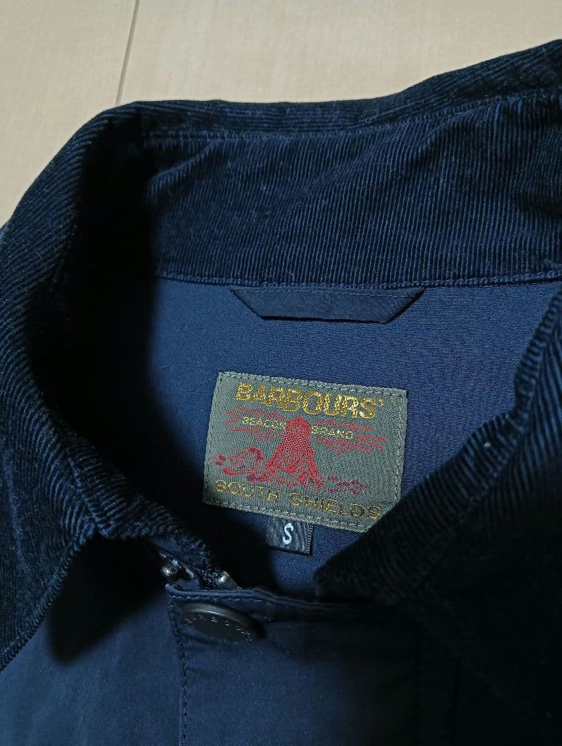 BARBOUR BEACON BRAND ジャケット Sサイズ ネイビー