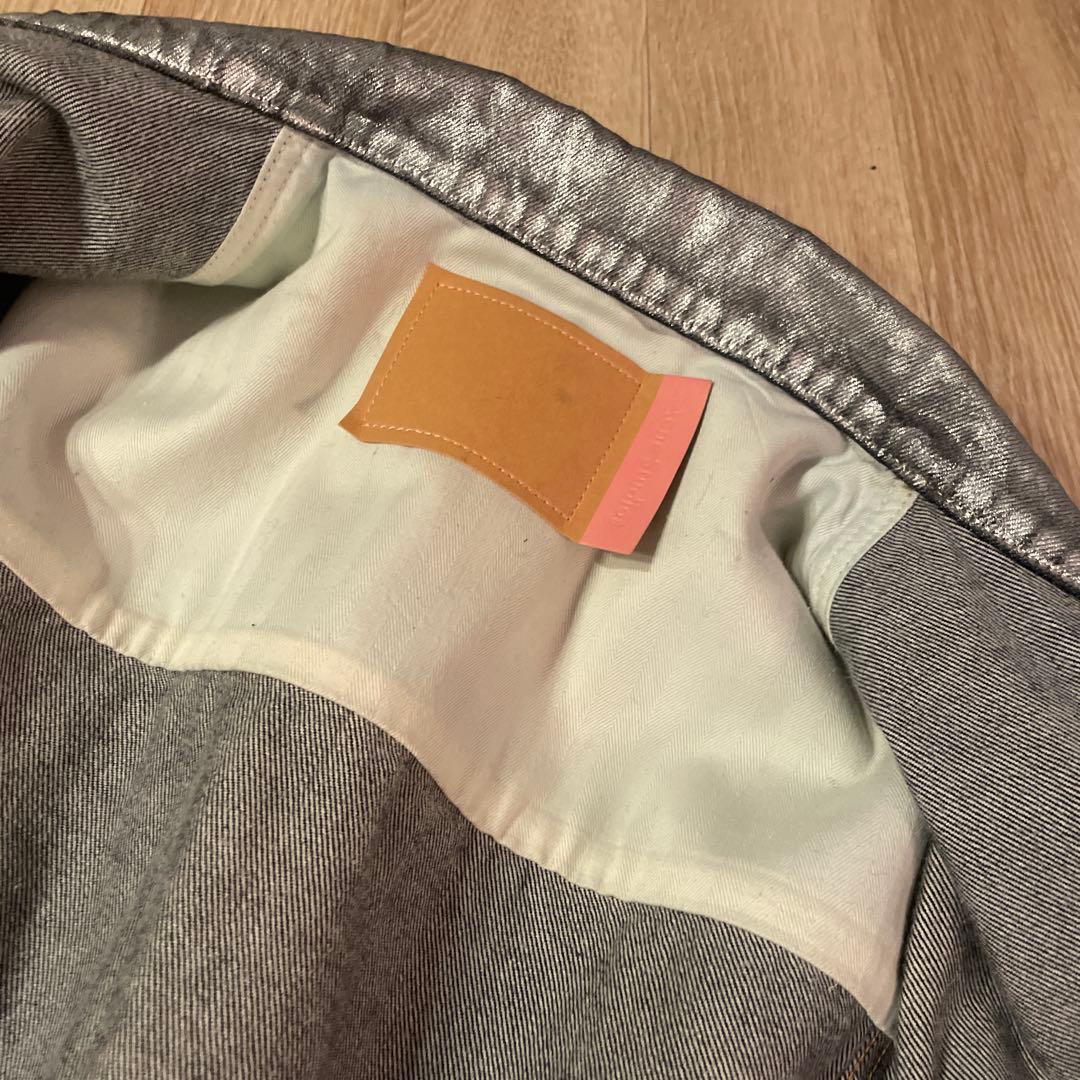 Acne Studios シルバーデニムジャケット 50L アクネ　マルジェラ