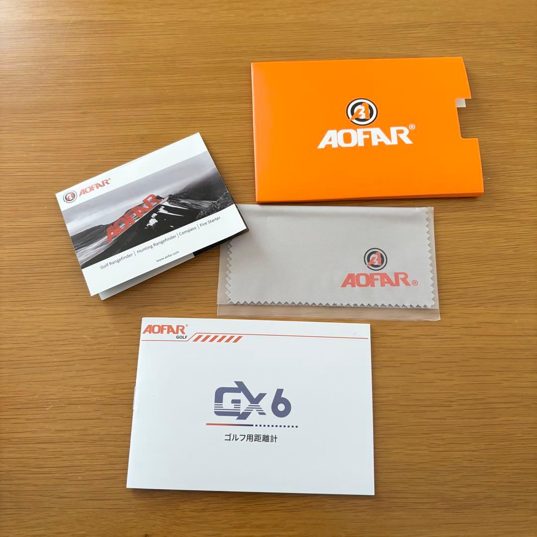 ゴルフ 距離計 0.02秒 レーザー 超軽量 手ブレ補正 充電式 AOFAR