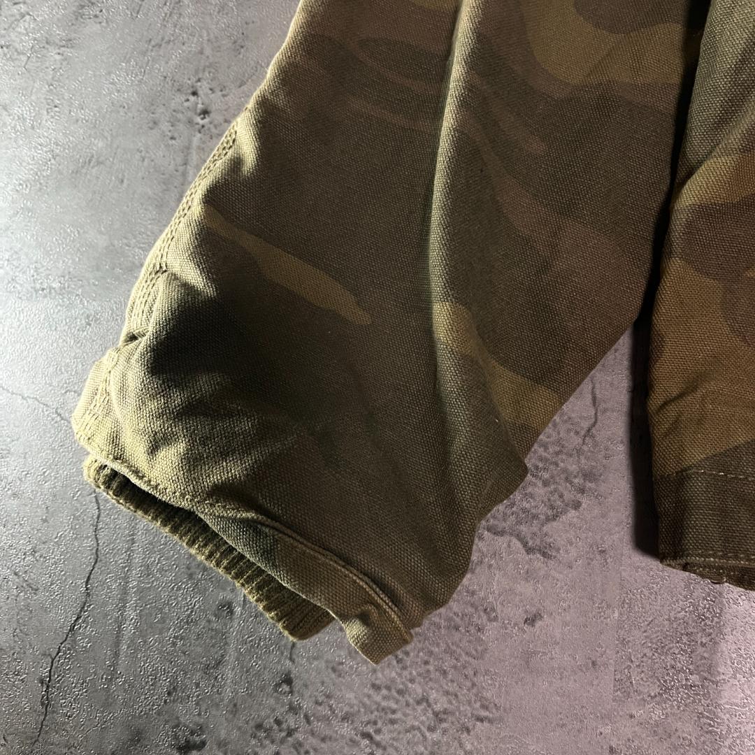 雰囲気系 ヴィンテージ SURPLUS ダックジャケット カモ柄 裏ボア XL