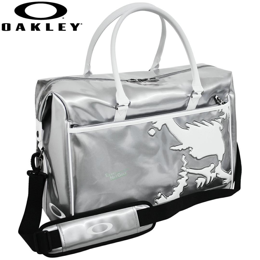 新品 OAKLEY オークリー スカル ボストンバッグ シルバー