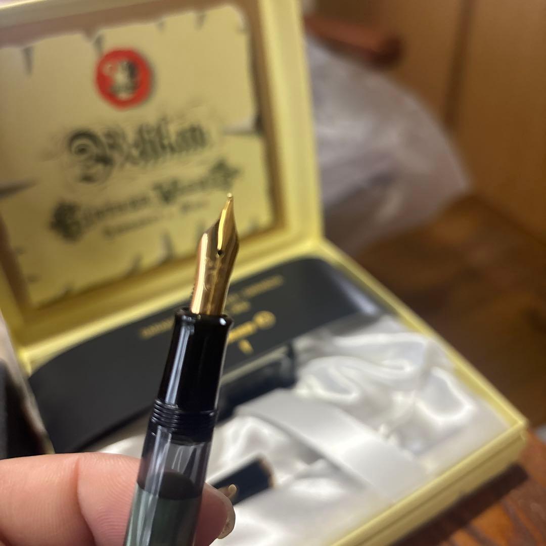 d*2様 Pelikan 万年筆セット インク瓶付きGV300