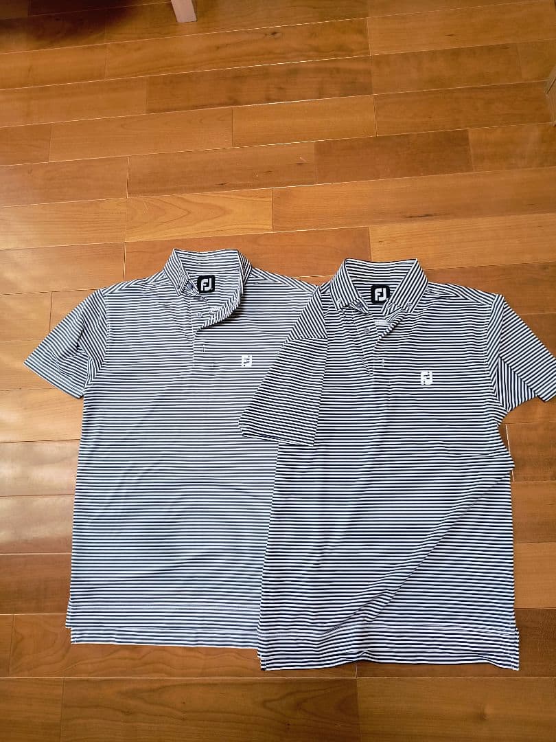 フットジョイ　FootJoy ボーダー ゴルフシャツ 豪華2枚セット　Sサイズ