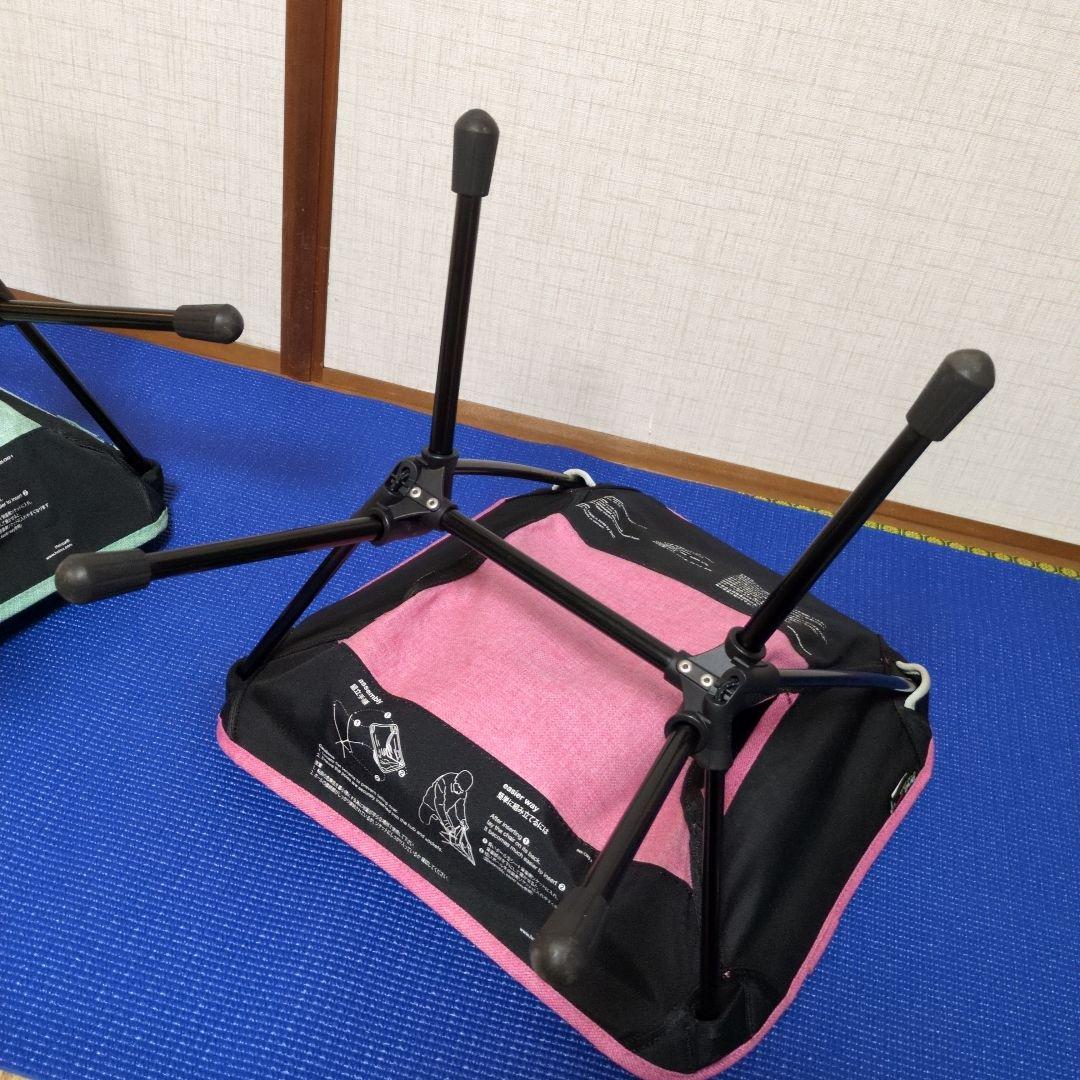 HELINOX　　DECO＆BEACH チェアホームミニ　2脚セット