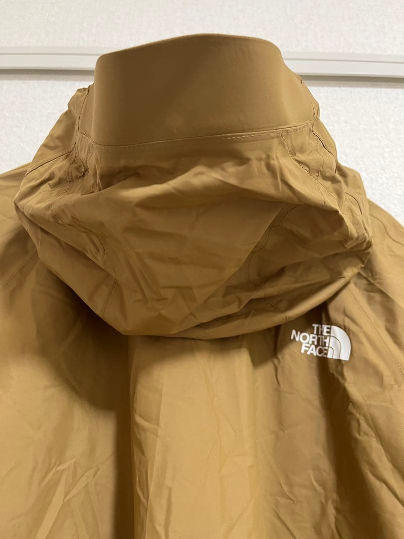 【未使用品】ノースフェイス アクセスポンチョ M キャメル ベージュ 雨具