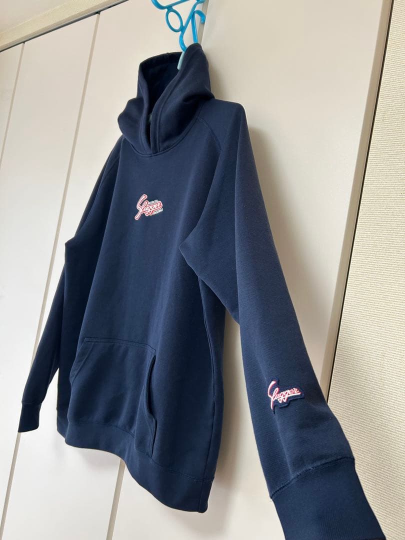 久保田スラッガー野球用パーカーネイビー O/XL