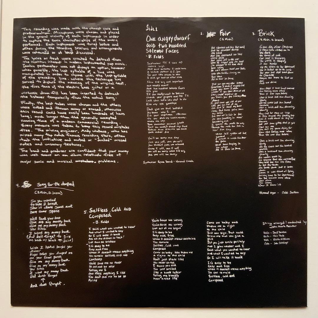 洋楽 Ben Folds Five Whatever and Ever Amen LP