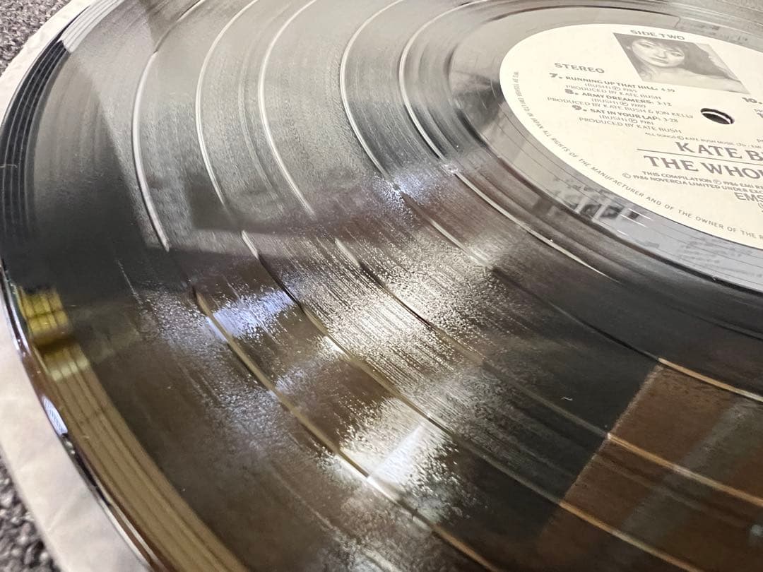 Kate Bush ザ・ホール・ストーリー LP 洋楽レコー　ド　日本盤 帯付