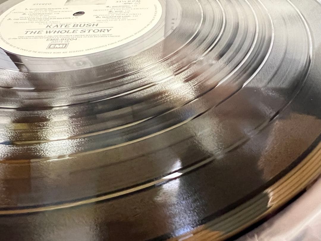 Kate Bush ザ・ホール・ストーリー LP 洋楽レコー　ド　日本盤 帯付
