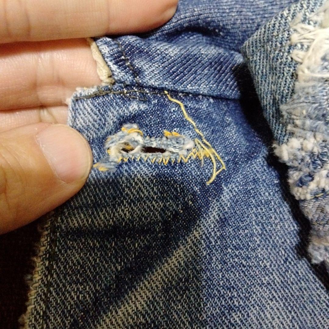 ビンテージ60年代Leeストームライダー刺繍タグ裏地ブランケット付きGジャン38