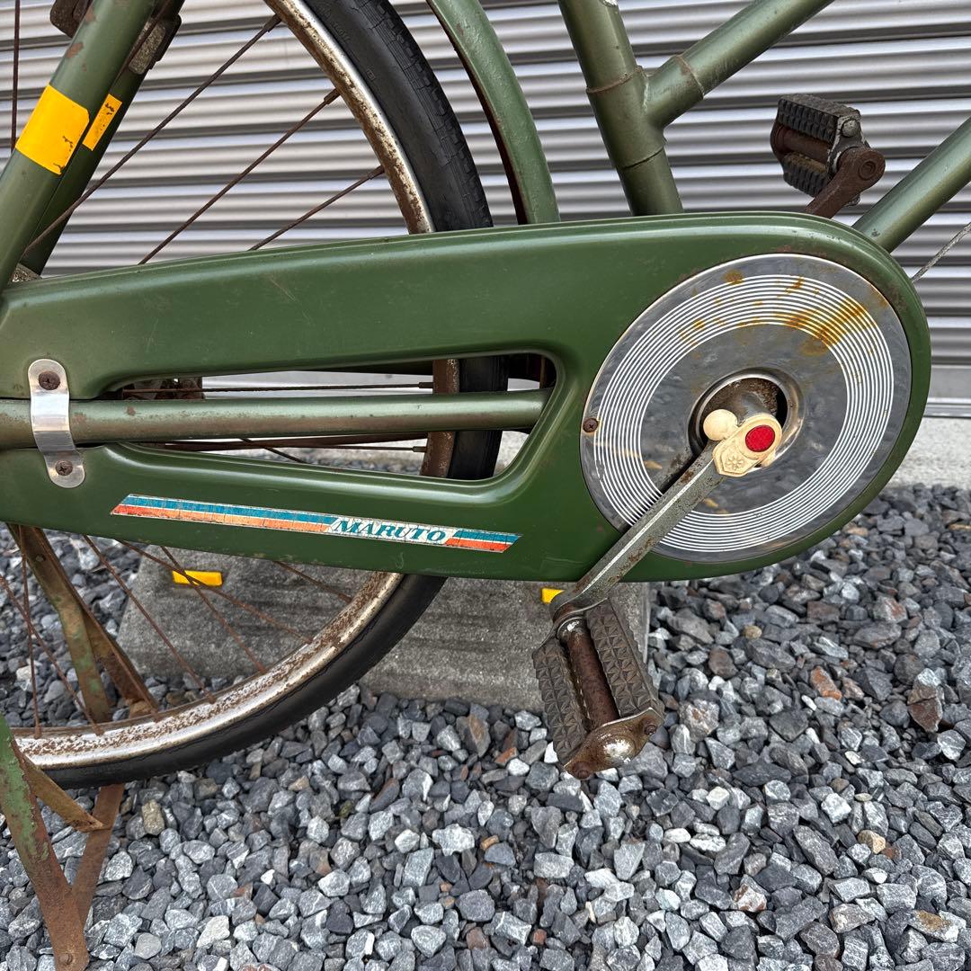 レトロ自転車　実用車自転車　　昭和レトロ　ビィンテージ