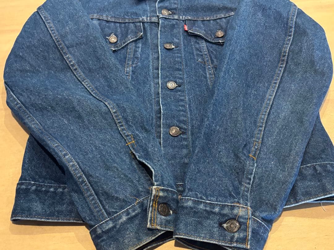 濃紺 70s Levi's 71205-0217 40L ケアタグ 刻印527