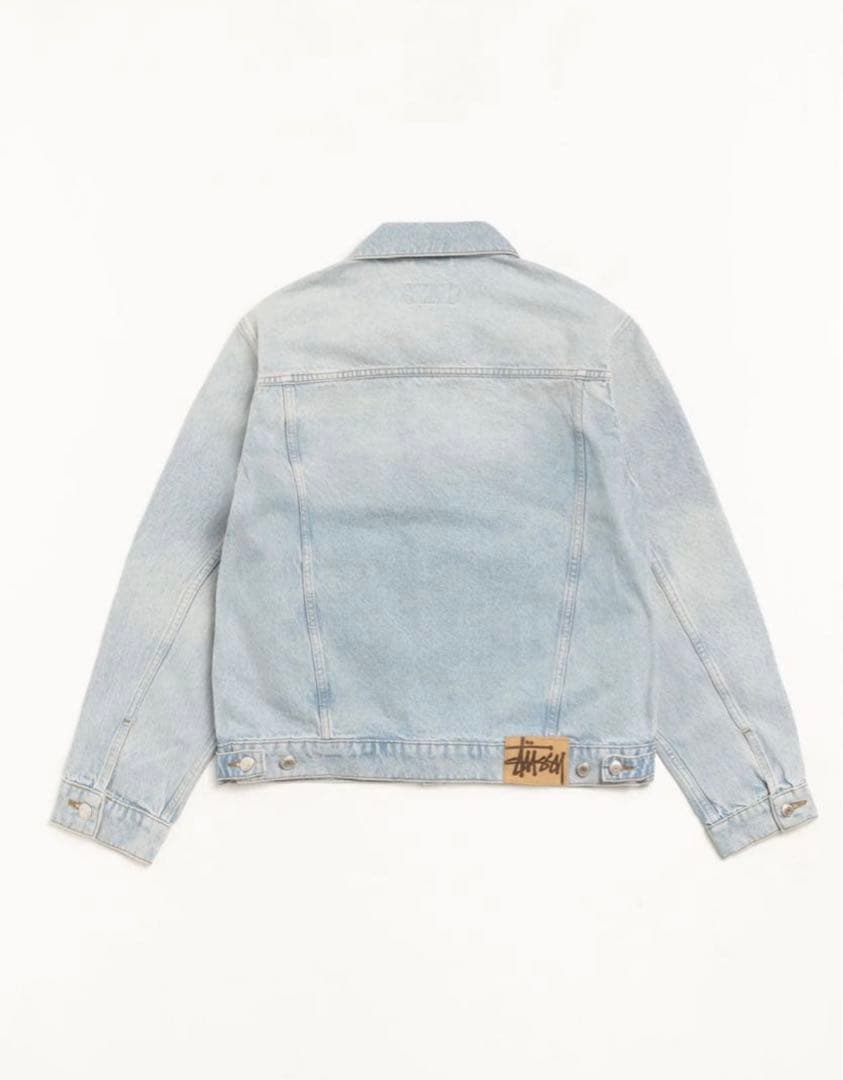 や*ば様 STUSSY デニムジャケット　ライトブルー　リラックスフィット　イン
