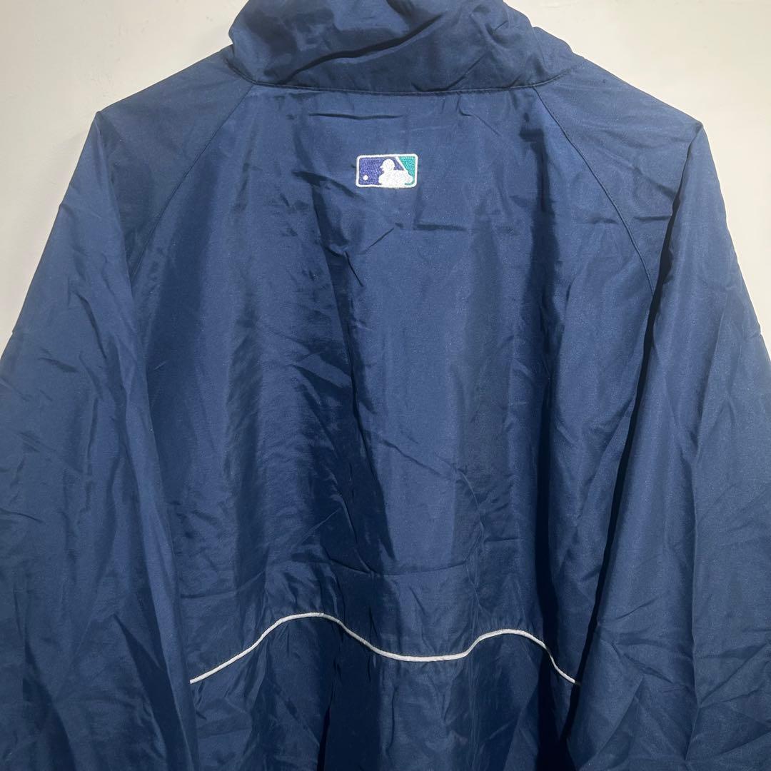 MAJESTIC MLB シアトルマリナーズ ハーフジップ ブルゾン ネイビー