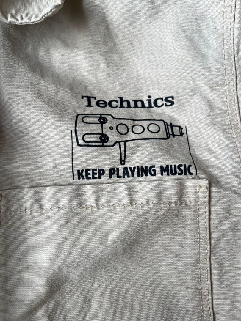 ZARA Technics コラボ ジャケット ベージュ M ワークジャケット