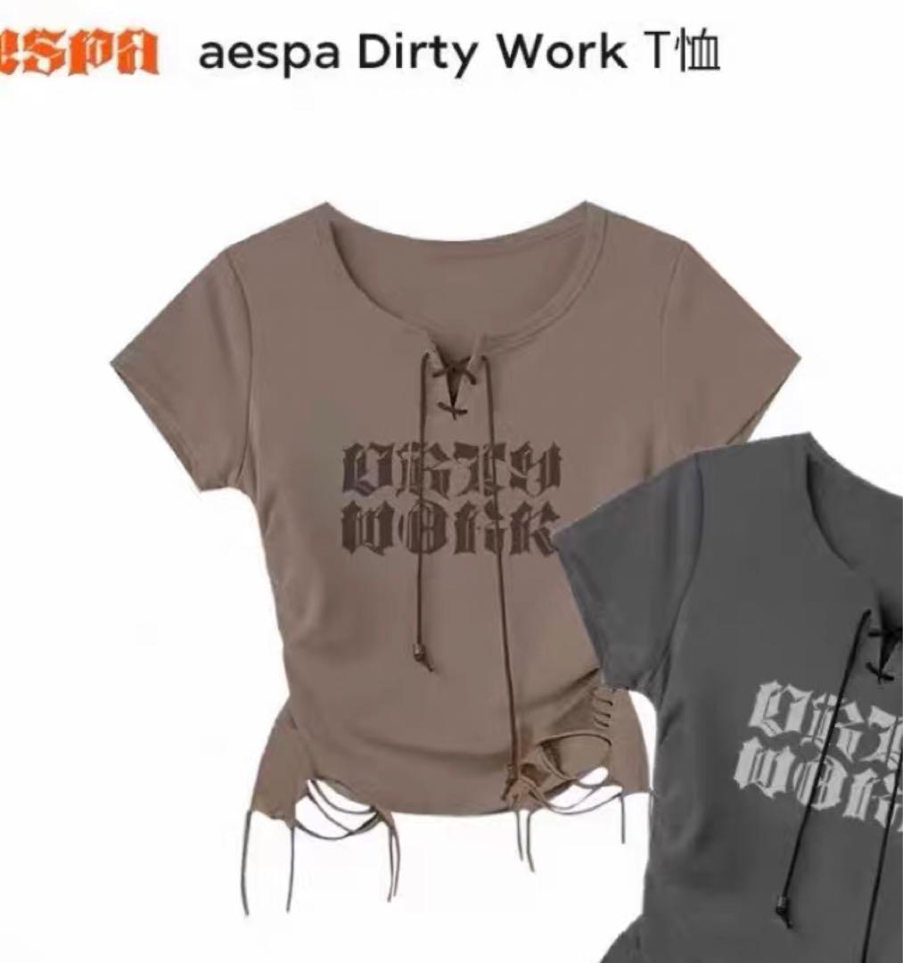 aespa 中華限定 ポップアップ Tシャツ free size