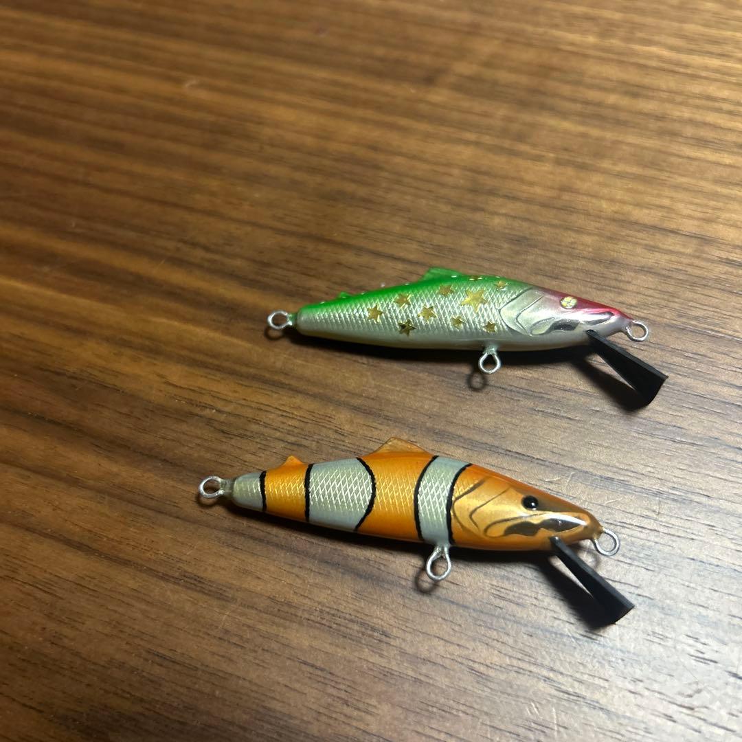 ハンドメイドミノー　ステイゴールド　セット