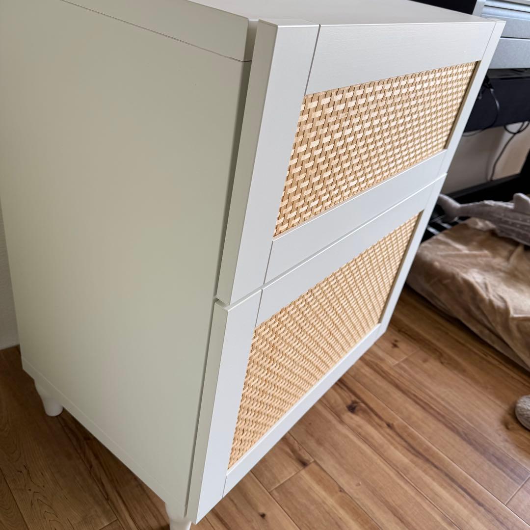 IKEAのチェスト　キャビネット　ホワイト
