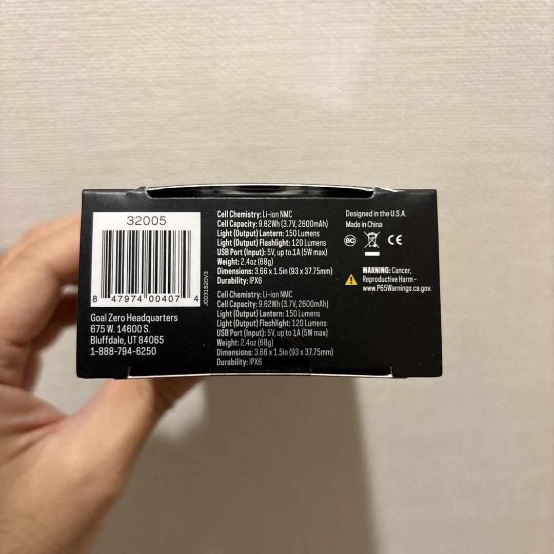 ライト・ランタン GOAL ZERO LIGHTHOUSE micro flash LED