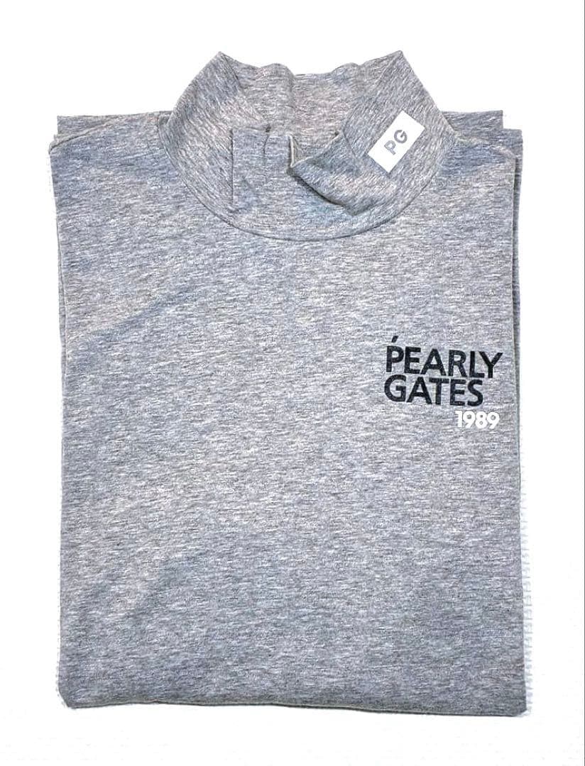 PEARLY GATES 長袖シャツ カラーグレー　日本製