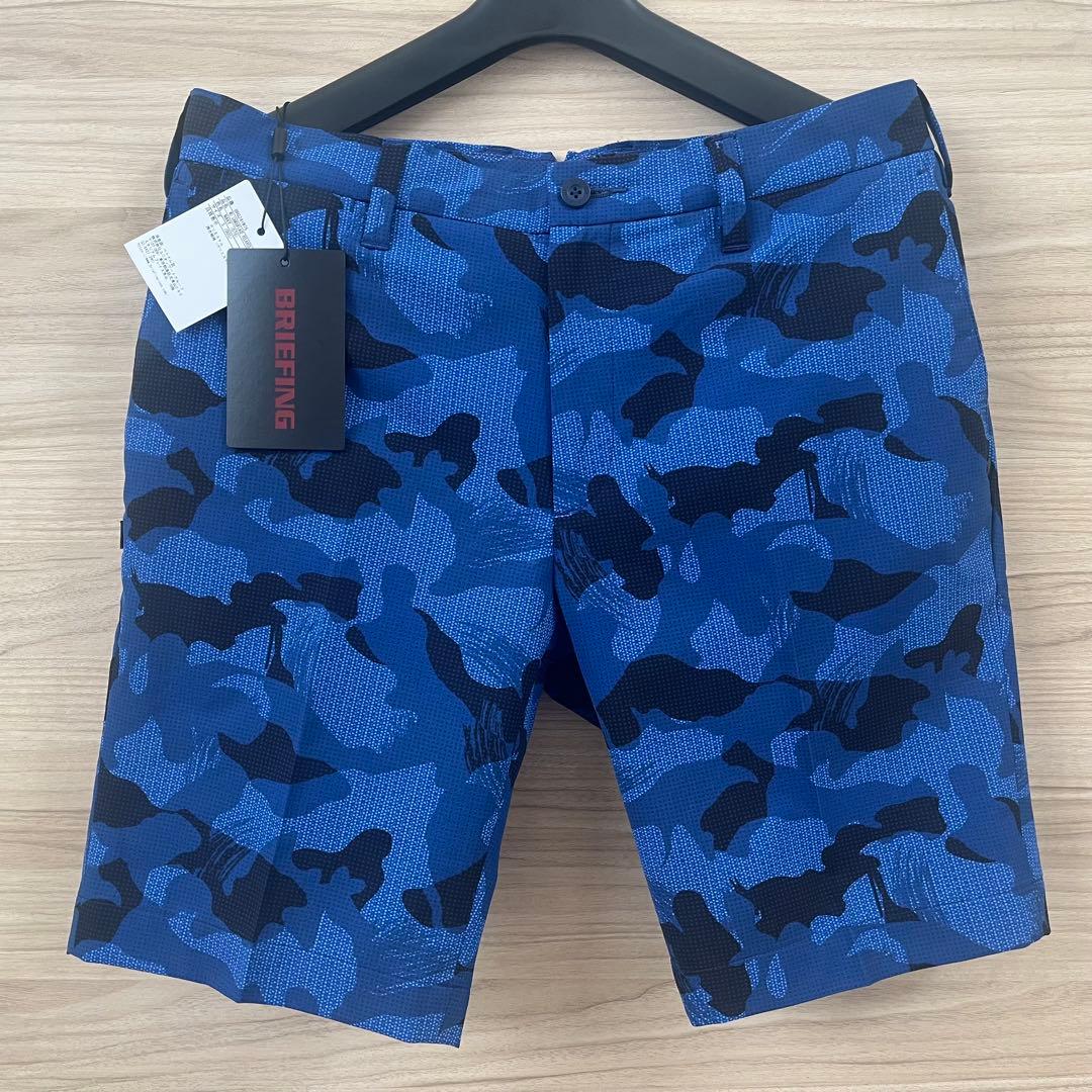 新品★50,600円 BRIEFING 春夏ゴルフセットアップ 黒シャツ＆パンツ