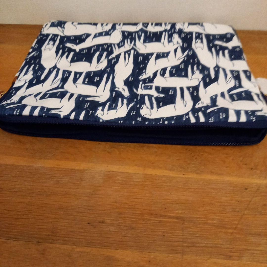 美品　mina perhonen×土屋鞄　 　　　ポーチ
