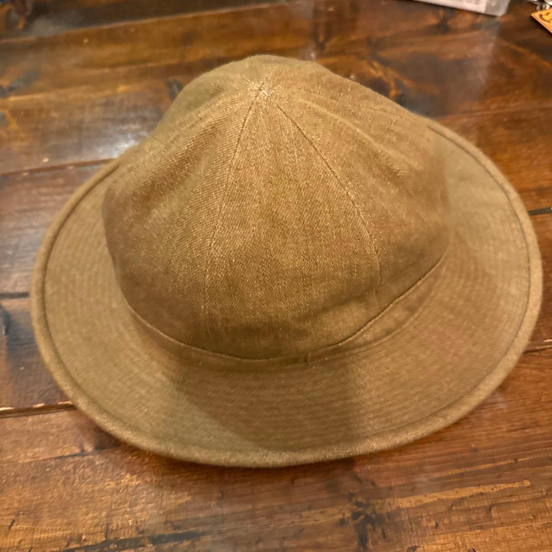 帽子 BEAMS PLUS MIL Hat Brown Denim
