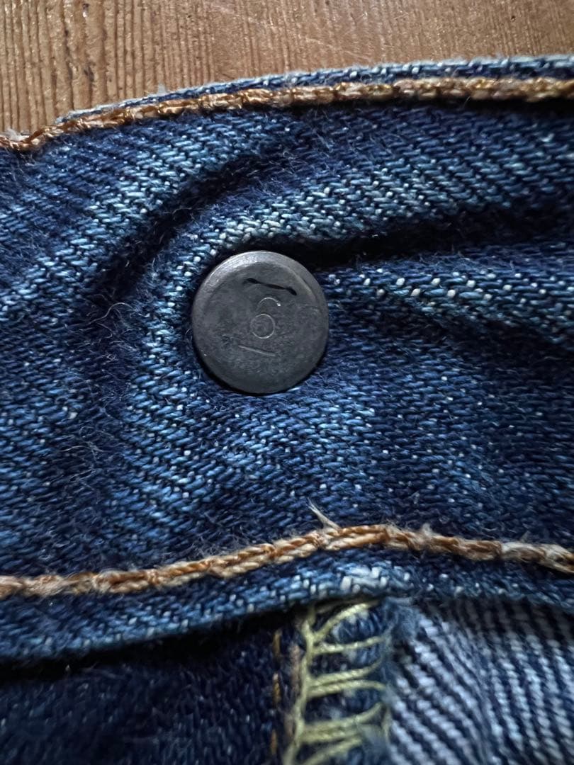 茶*ー様 60s levi's 501 BIGE ビッグE 足長R 希少ズレカン